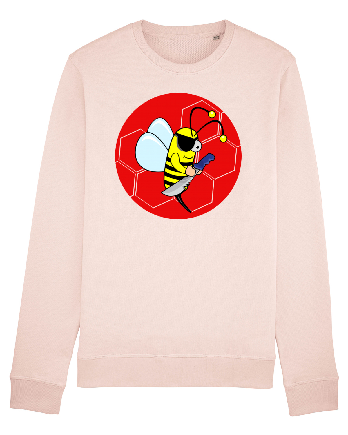 Bluză mânecă lungă Unisex Rise Candy Pink