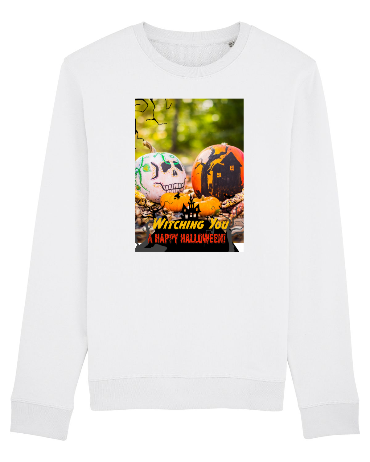 Bluză mânecă lungă Unisex Rise White