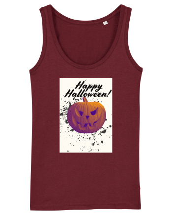 Happy Halloween Burgundy