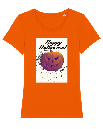Happy Halloween Bright Orange