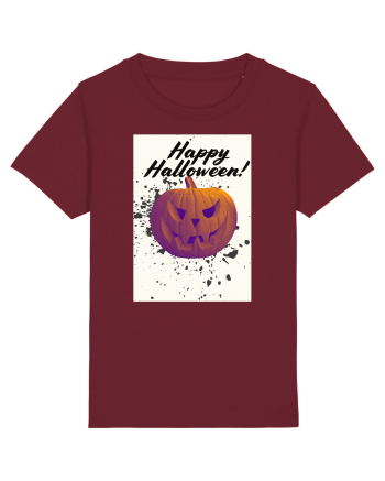 Happy Halloween Burgundy