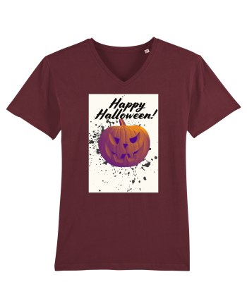 Happy Halloween Burgundy