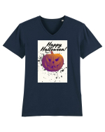 Happy Halloween Tricou mânecă scurtă guler V Bărbat Presenter