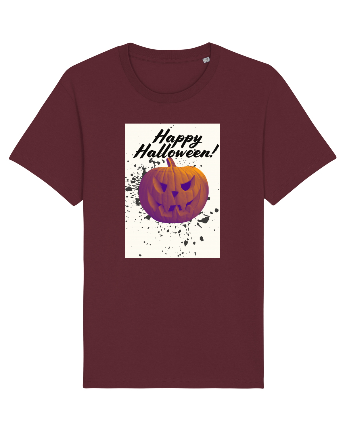 Tricou mânecă scurtă Unisex Rocker Burgundy