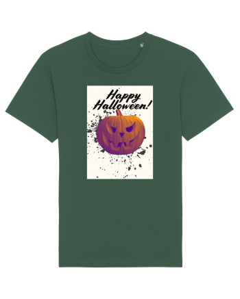 Happy Halloween Bottle Green