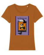 My Halloween Look Tricou mânecă scurtă guler larg fitted Damă Expresser