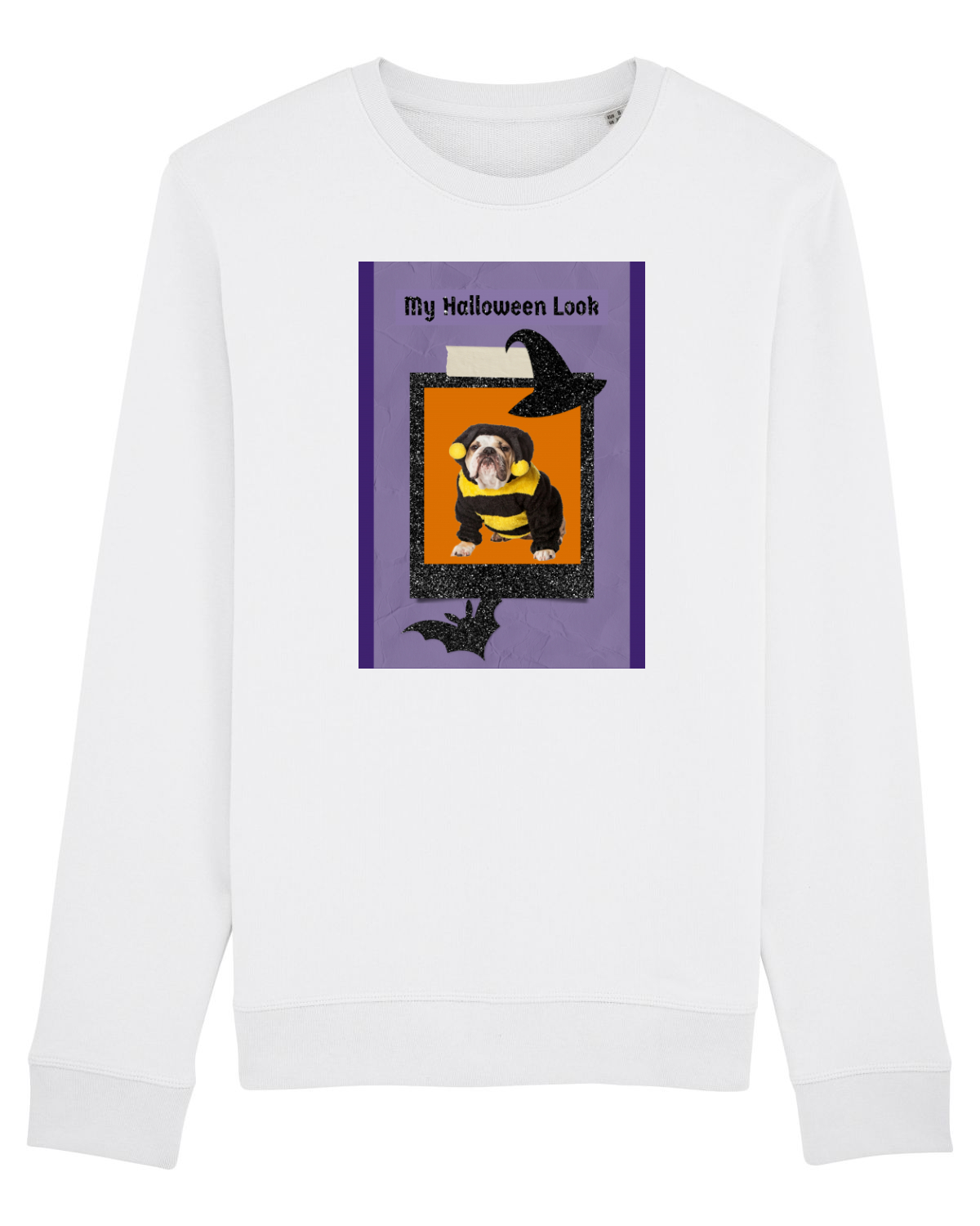 Bluză mânecă lungă Unisex Rise White