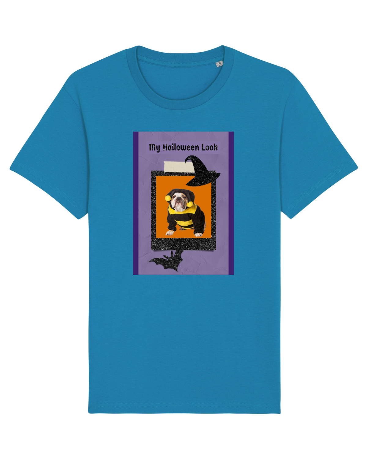 Tricou mânecă scurtă Unisex Rocker Azur