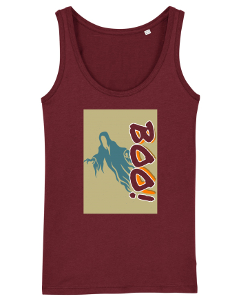 boo Halloween Burgundy
