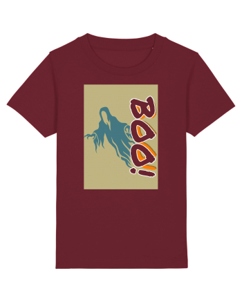 boo Halloween Burgundy