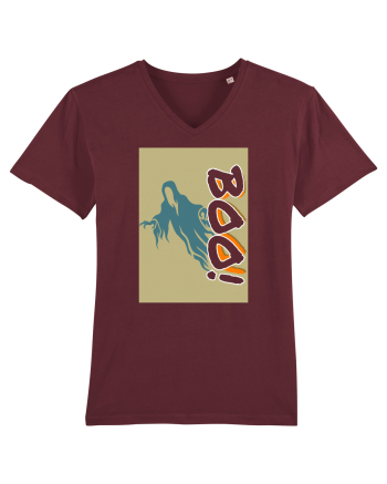 boo Halloween Burgundy