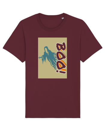 boo Halloween Burgundy