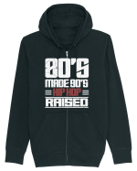 80's Made 90's Hip Hop Raised distressed Hanorac cu fermoar Unisex Connector