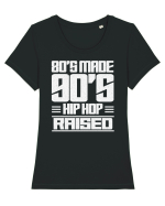 80's Made 90's Hip Hop Raised Tricou mânecă scurtă guler larg fitted Damă Expresser