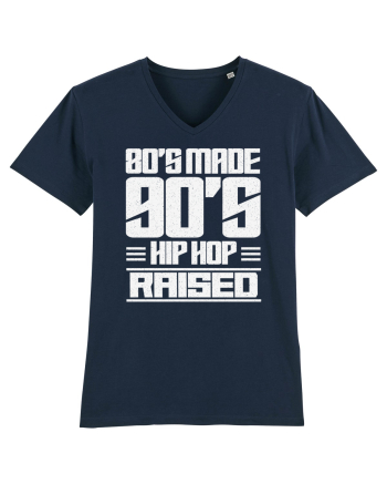 80's Made 90's Hip Hop Raised French Navy