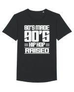 80's Made 90's Hip Hop Raised Tricou mânecă scurtă guler larg Bărbat Skater