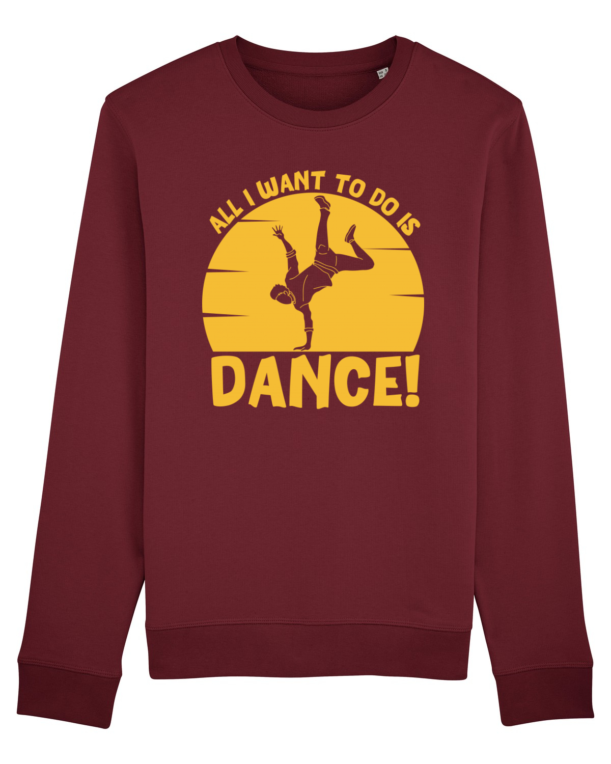Bluză mânecă lungă Unisex Rise Burgundy