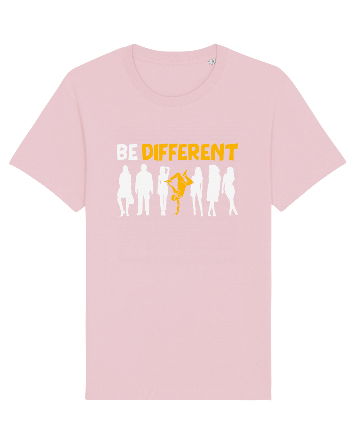 Tricou mânecă scurtă Unisex Rocker Cotton Pink