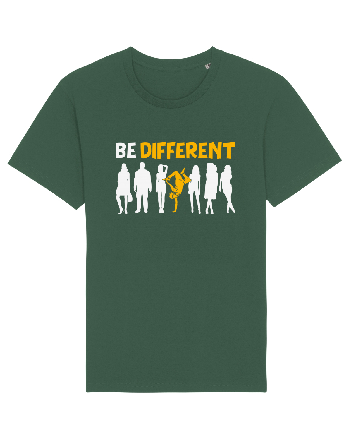 Tricou mânecă scurtă Unisex Rocker Bottle Green