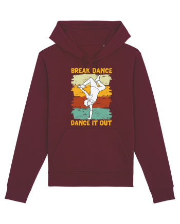 Break Dance Dance It Out Burgundy