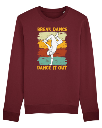 Break Dance Dance It Out Burgundy