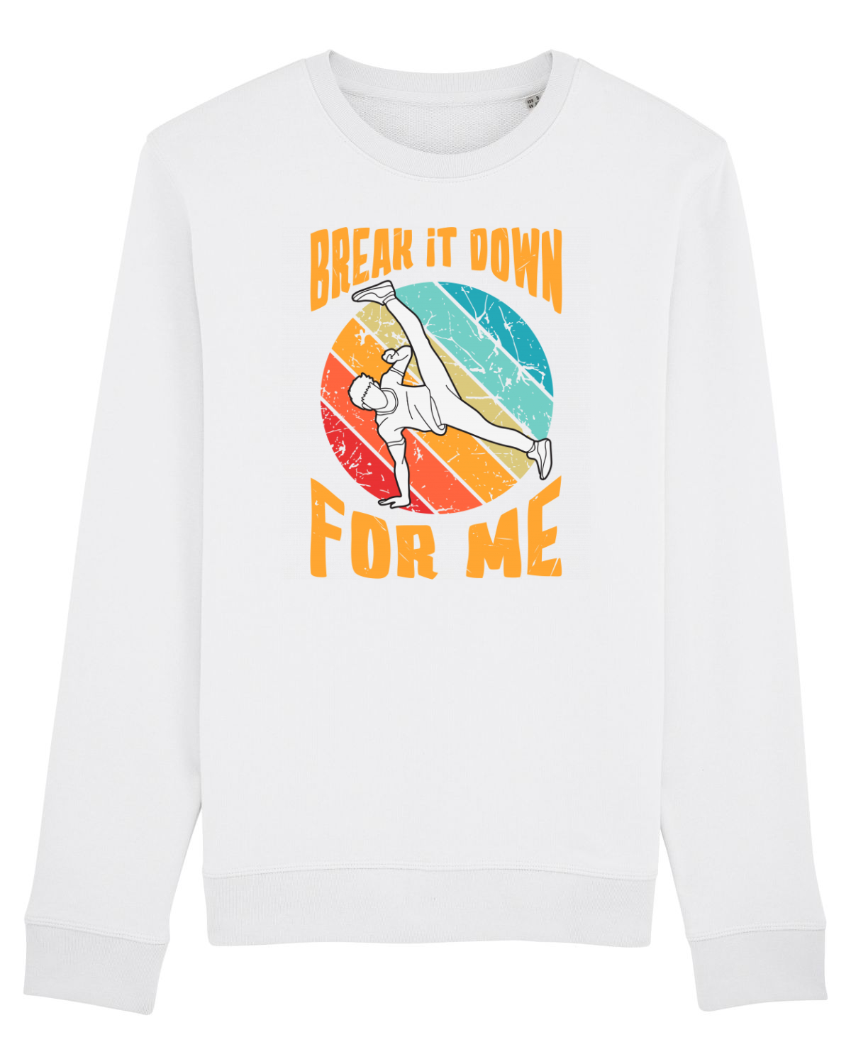 Bluză mânecă lungă Unisex Rise White