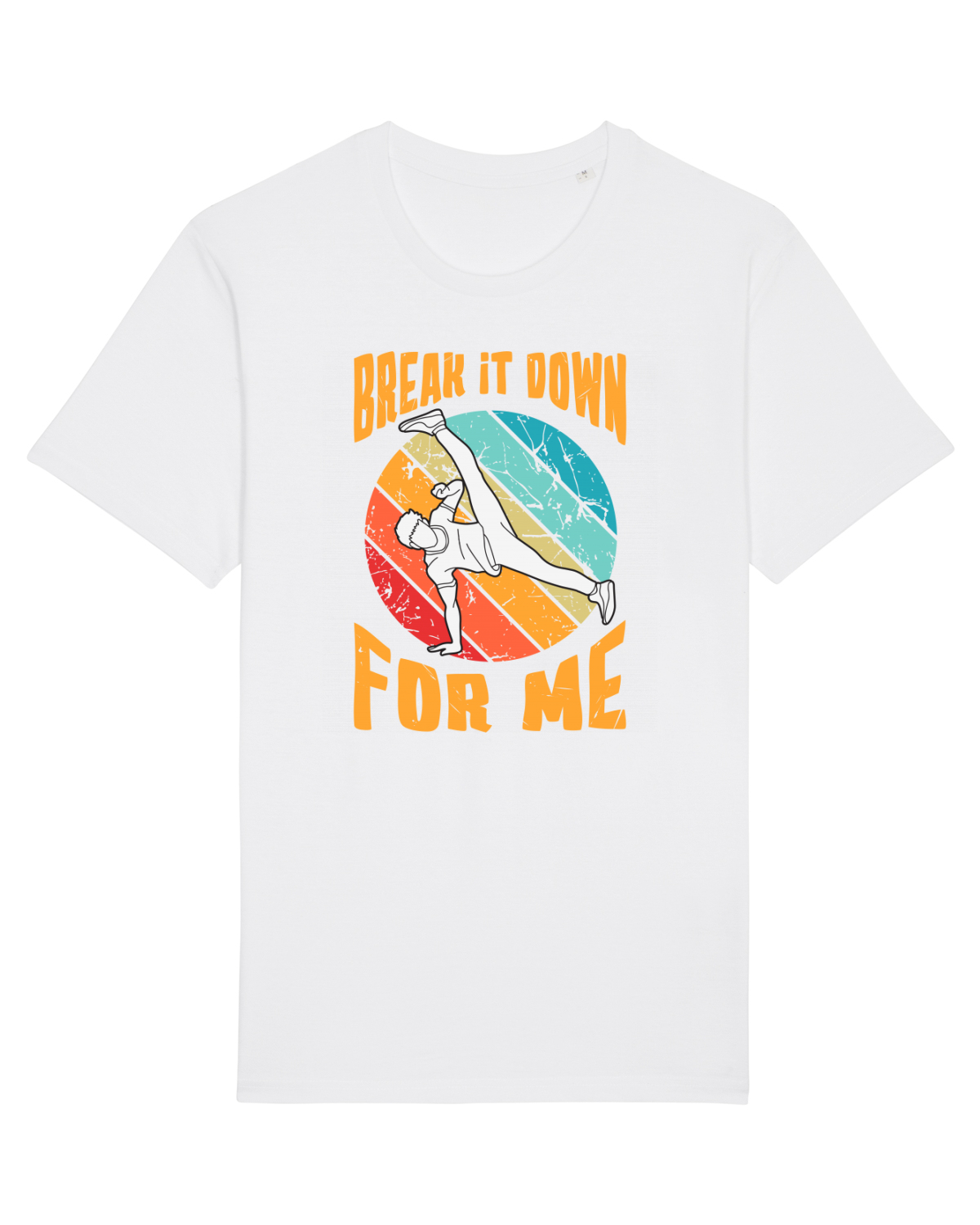Tricou mânecă scurtă Unisex Rocker White
