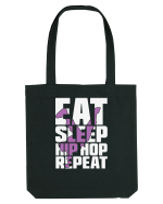 Eat Sleep Hip Hop Repeat Sacoșă textilă