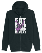 Eat Sleep Hip Hop Repeat Hanorac cu fermoar Unisex Connector