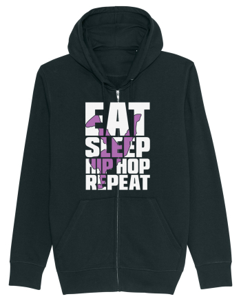 Eat Sleep Hip Hop Repeat Black