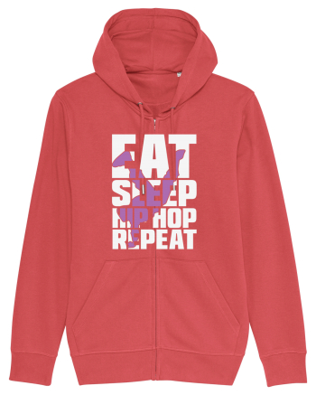 Eat Sleep Hip Hop Repeat Carmine Red
