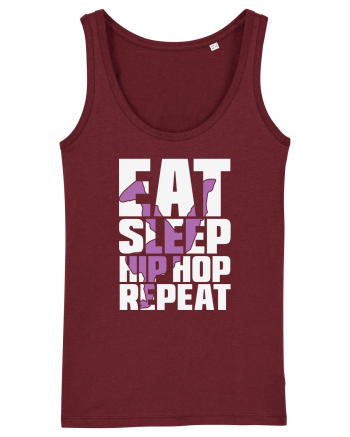 Eat Sleep Hip Hop Repeat Burgundy