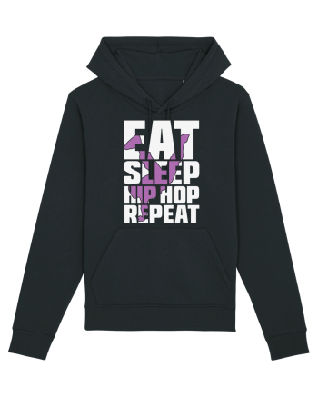 Eat Sleep Hip Hop Repeat Black
