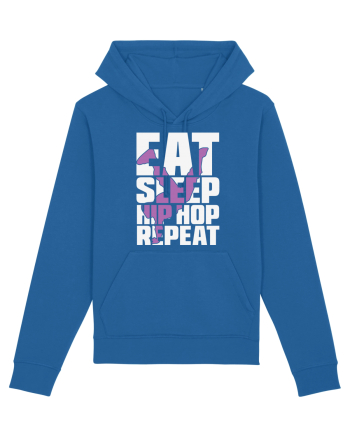 Eat Sleep Hip Hop Repeat Royal Blue