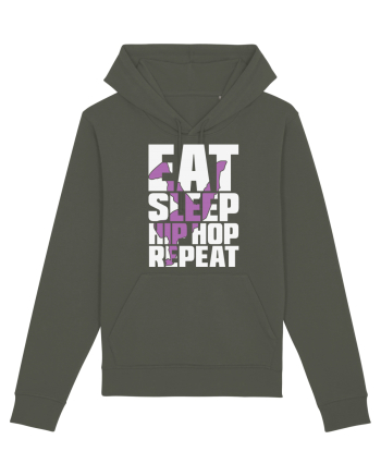 Eat Sleep Hip Hop Repeat Khaki