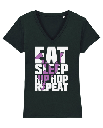 Eat Sleep Hip Hop Repeat Black