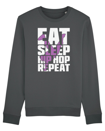 Eat Sleep Hip Hop Repeat Anthracite
