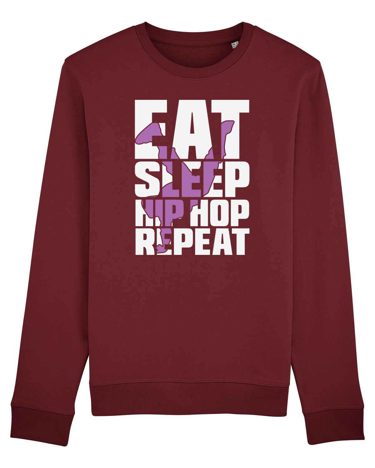 Bluză mânecă lungă Unisex Rise Burgundy