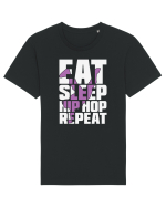 Eat Sleep Hip Hop Repeat Tricou mânecă scurtă Unisex Rocker