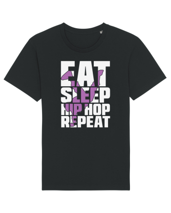 Eat Sleep Hip Hop Repeat Black