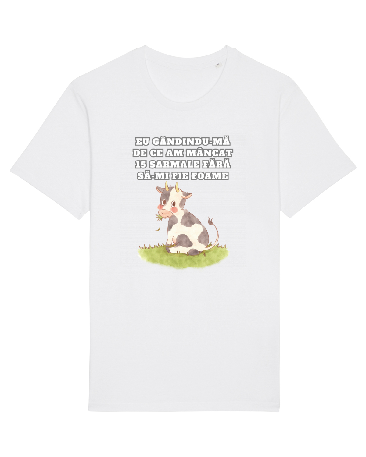 Tricou mânecă scurtă Unisex Rocker White