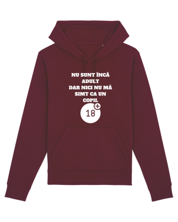 NU SUNT ÎNCĂ ADULT Burgundy