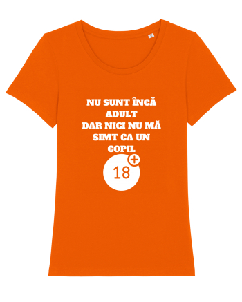 NU SUNT ÎNCĂ ADULT Bright Orange
