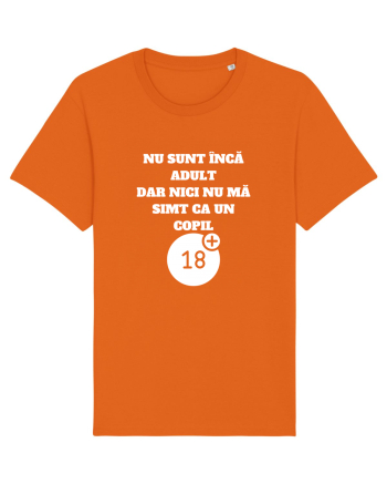 NU SUNT ÎNCĂ ADULT Bright Orange