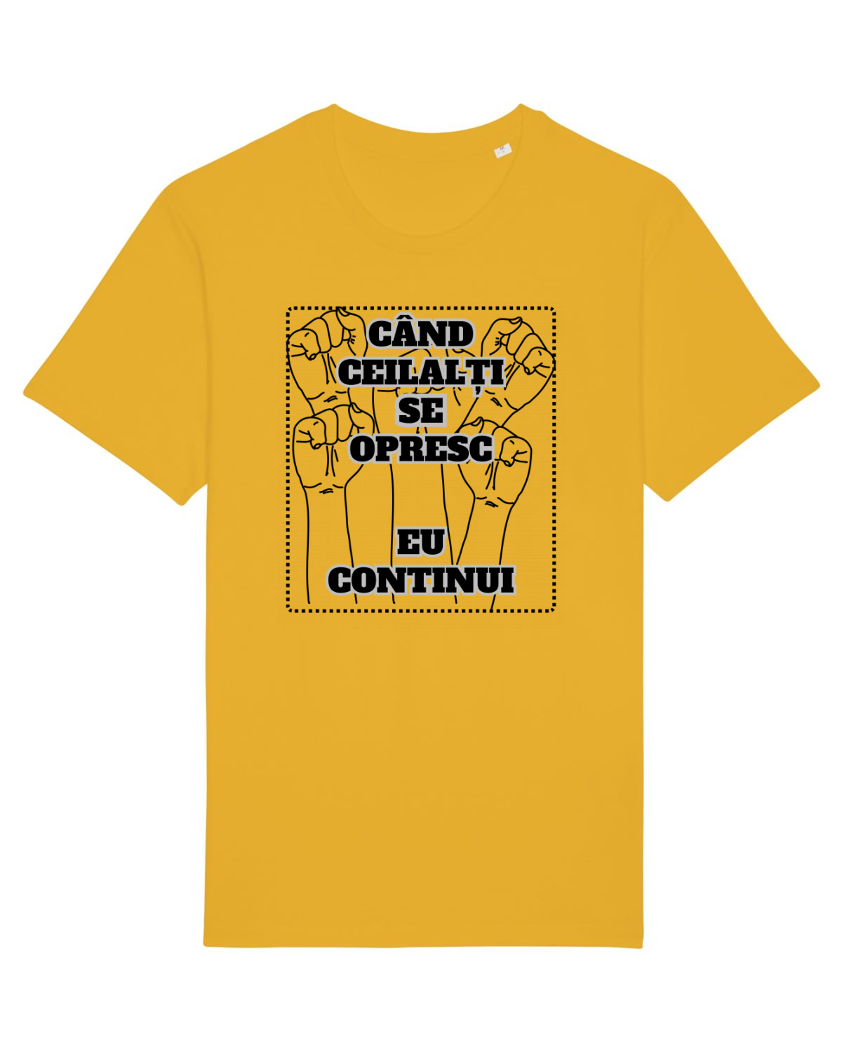 Tricou mânecă scurtă Unisex Rocker Spectra Yellow