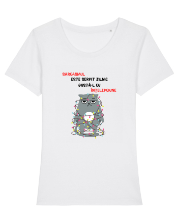 SARCASMUL ESTE SERVIT ZILNIC White