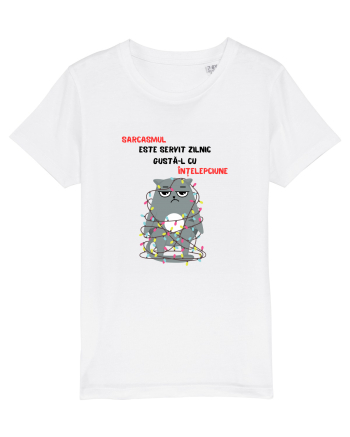 SARCASMUL ESTE SERVIT ZILNIC White