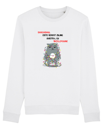 SARCASMUL ESTE SERVIT ZILNIC White
