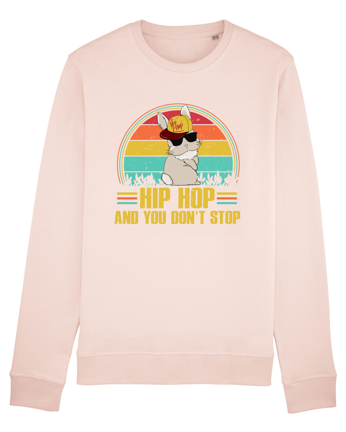 Bluză mânecă lungă Unisex Rise Candy Pink