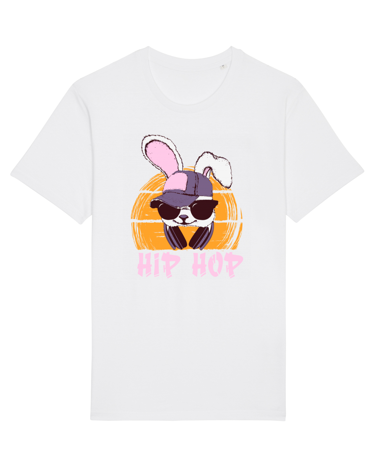Tricou mânecă scurtă Unisex Rocker White